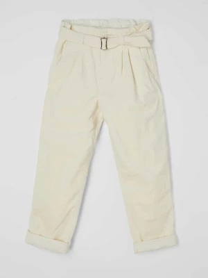 Spodnie typu paperbag ze sztruksu Polo Ralph Lauren Teens
