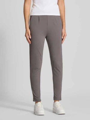 Spodnie typu track pants o kroju regular fit z mieszanki wiskozy model ‘POPTRASH’ Only