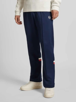 Spodnie typu track pants o kroju regular fit z przyszytym kantem Sergio Tacchini