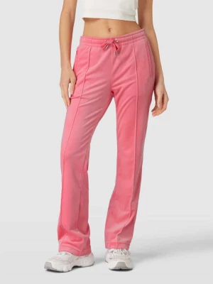 Spodnie typu track pants z przeszytym kantem model ‘TINA’ Juicy Couture