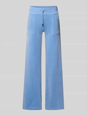Spodnie typu track pants z wpuszczanymi kieszeniami model ‘LAYLA’ Juicy Couture