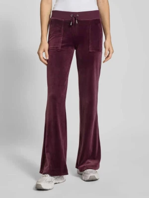 Spodnie typu track pants z wpuszczanymi kieszeniami model ‘LAYLA’ Juicy Couture