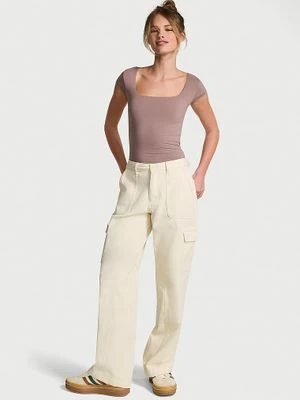 PINK Spodnie Utility Victoria's Secret