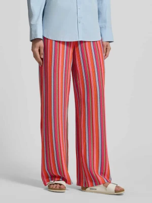 Spodnie w całościowym wzorze model 'LIBELLA' Ichi