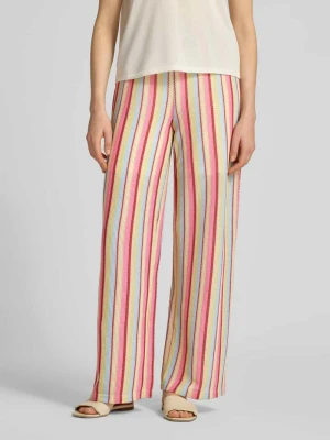 Spodnie w całościowym wzorze model 'LIBELLA' Ichi