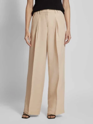 Spodnie w jednolitym kolorze model ‘MAYLA’ RAFFAELLO ROSSI