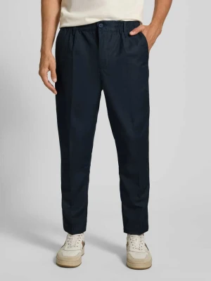 Spodnie w kant z elastycznym pasem model ‘MARC’ casual friday