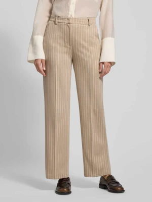 Spodnie w kant z kieszeniami z tyłu comma