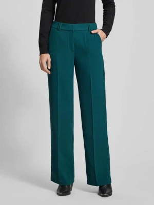 Spodnie w kant z wpuszczanymi kieszeniami comma