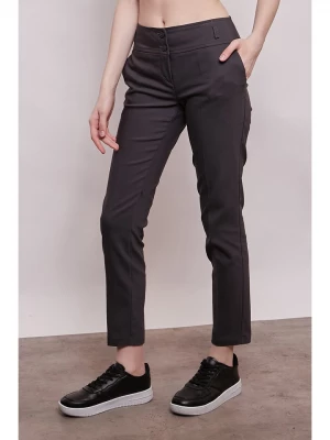 Chezalou Spodnie w kolorze antracytowym rozmiar: 38