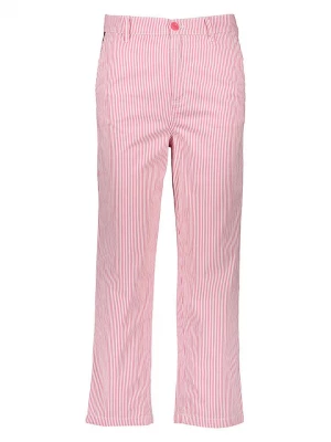 Tommy Hilfiger Spodnie w kolorze jasnoróżowo-białym rozmiar: W24/L30