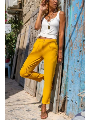 Gunes Kizi Spodnie w kolorze żółtym rozmiar: 36