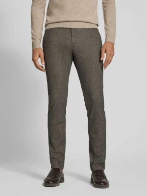 Spodnie w kroju modern fit z kieszeniami bocznymi Bugatti Khaki