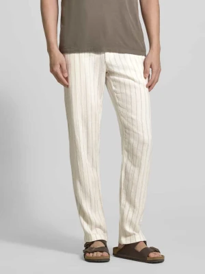 Spodnie w kroju regular fit z mieszanki lnu i wiskozy MCNEAL