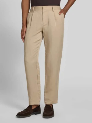 Spodnie w kroju slim fit z kieszeniami z tyłu Roy Robson