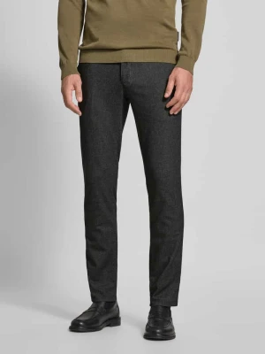 Spodnie w kroju slim fit z tylnymi kieszeniami model 'Fabio' BRAX