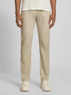 Spodnie w kroju tapered fit z kieszeniami w szwach model 'Lyon' Pierre Cardin