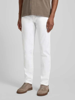 Spodnie w kroju tapered fit z kieszeniami w szwach model 'Lyon' Pierre Cardin