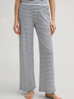 Spodnie w paski w kolorze złamanej bieli/granatowym, do noszenia na co dzień Joop