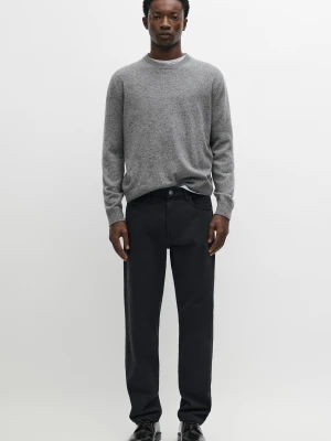 Spodnie W Stylu Jeansowym Tapered Fit - Granatowy - Massimo Dutti - Male