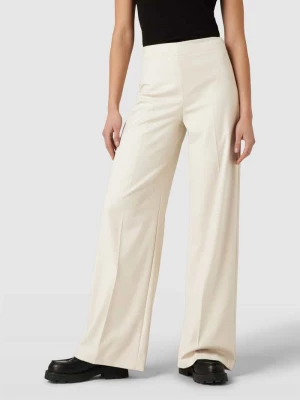 Spodnie w stylu Marleny Dietrich z dodatkiem wiskozy i zakładkami w pasie drykorn
