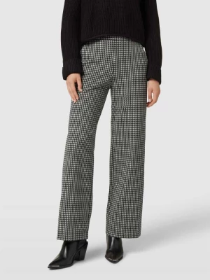 Spodnie w stylu Marleny Dietrich z dodatkiem wiskozy model ‘PALINA’ RAFFAELLO ROSSI