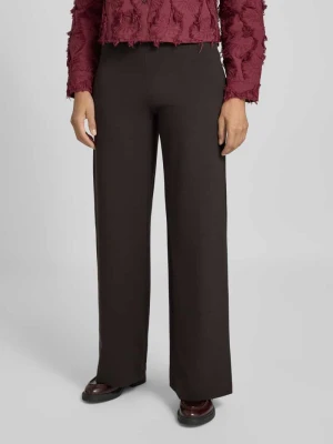 Spodnie w stylu Marleny Dietrich z mieszanki wiskozy z kieszeniami z tyłu model ‘KIMBERLEY’ SEDUCTIVE