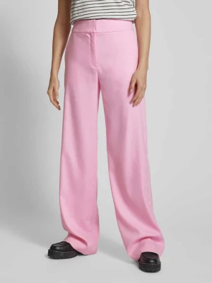 Spodnie w stylu Marleny Dietrich z wpuszczanymi kieszeniami model ‘Hauba’ HUGO