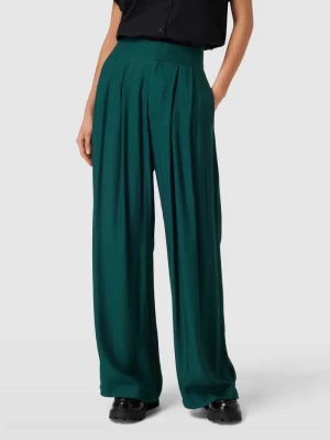 Spodnie w stylu Marleny Dietrich z zakładkami w pasie model ‘KRISSI’ Ted Baker