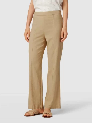 Spodnie w stylu Marleny Dietrich ze szwami działowymi comma Casual Identity