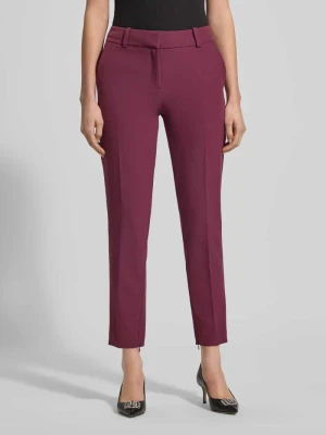 Spodnie wąskie o kroju regular fit w kant model ‘Hedima-1’ HUGO