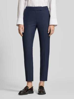 Spodnie wąskie o kroju regular fit z dodatkiem wiskozy model ‘HILESA’ HUGO