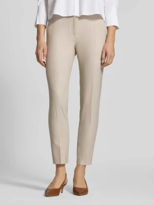 Spodnie wąskie o kroju regular fit z dodatkiem wiskozy model ‘HILESA’ HUGO