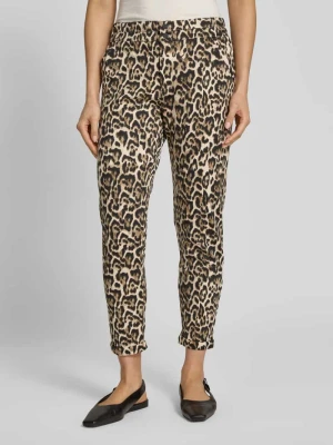 Spodnie wąskie z elastycznym pasem model ‘NANNI’ FREE/QUENT