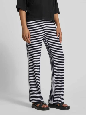 Spodnie we wzór na całej powierzchni z elastycznym pasem i tunelem Marc Cain