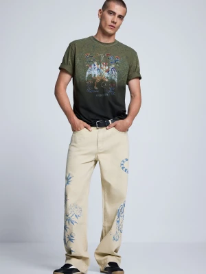Spodnie we wzory Desigual