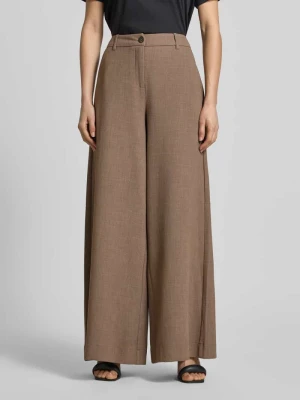 Spodnie wide leg z domieszką wiskozy model 'Darina' MSCH Copenhagen