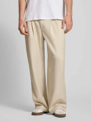 Spodnie wide leg z kieszeniami wpuszczanymi PROHIBITED