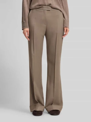 Spodnie Wide Leg z mieszanka wiskozy model 'Talia5' Boss
