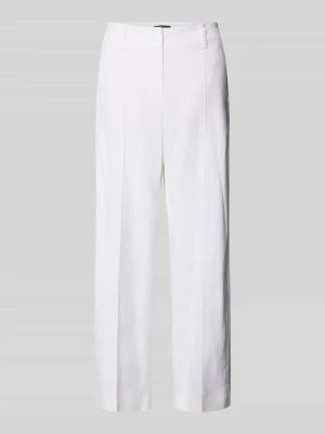Spodnie wide leg z mieszanki lnu Windsor
