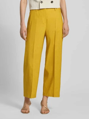 Spodnie wide leg z mieszanki lnu windsor.