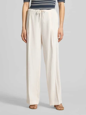 Spodnie Wide Leg z mieszanki wiskozy model 'MALLORO' Marella