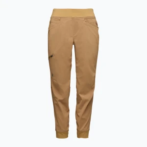 Spodnie wspinaczkowe damskie Black Diamond Technician Jogger flax