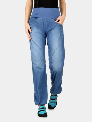 Spodnie wspinaczkowe damskie Ocun Noya Jeans - middle blue