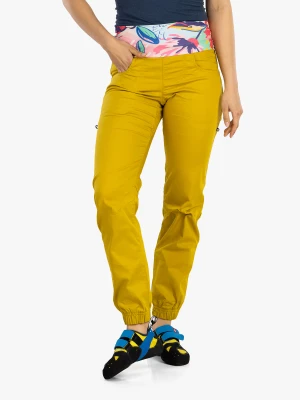 Spodnie wspinaczkowe damskie Ocun Sansa Pants - yellow antique