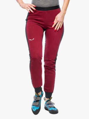 Spodnie wspinaczkowe damskie Salewa Lavaredo Hemp Train Pants - syrah