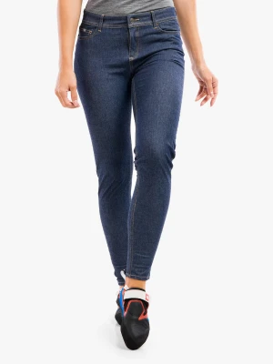 Spodnie wspinaczkowe damskie SNAP Skinny Jean Pants - blue denim