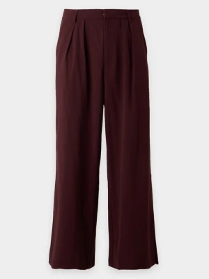 Spodnie YOURTURN By Zalando ciemnobrązowy