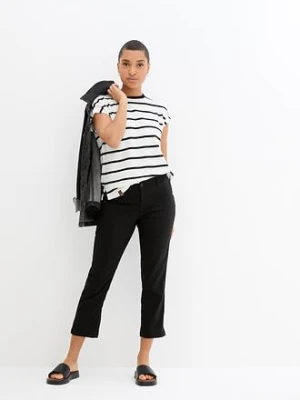 Spodnie  z bengaliny 7/8 bonprix