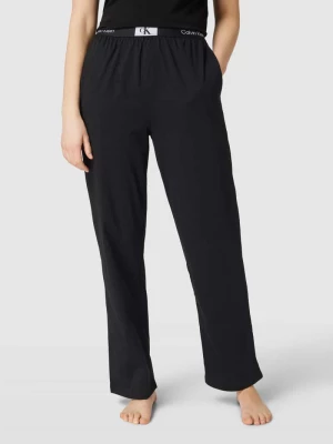Spodnie z detalami z logo Calvin Klein Underwear